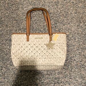 Michael Kors Purse & Key Charm